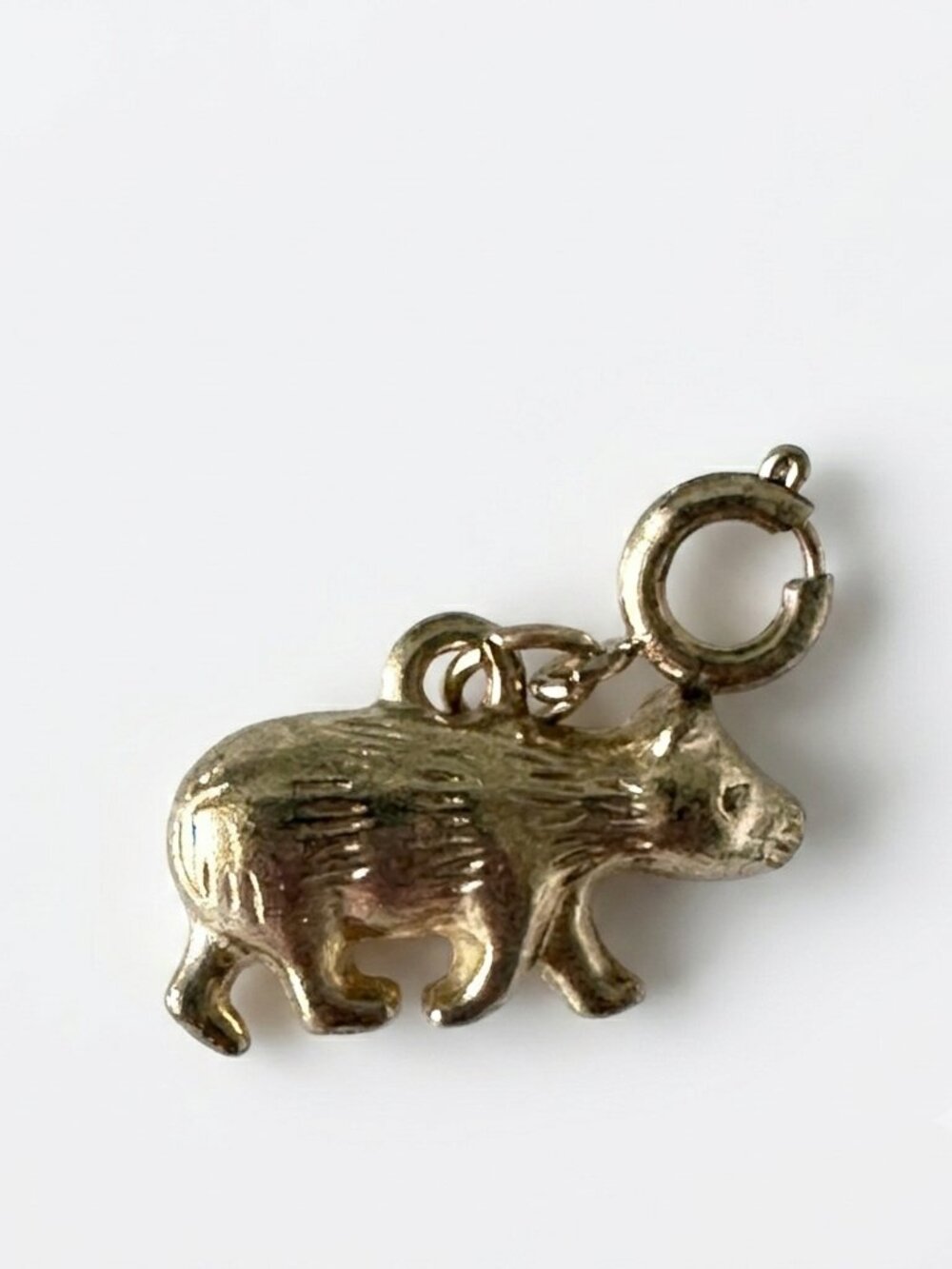 Diamonds International Bear Gold Tone Charm for Charm Bracelet